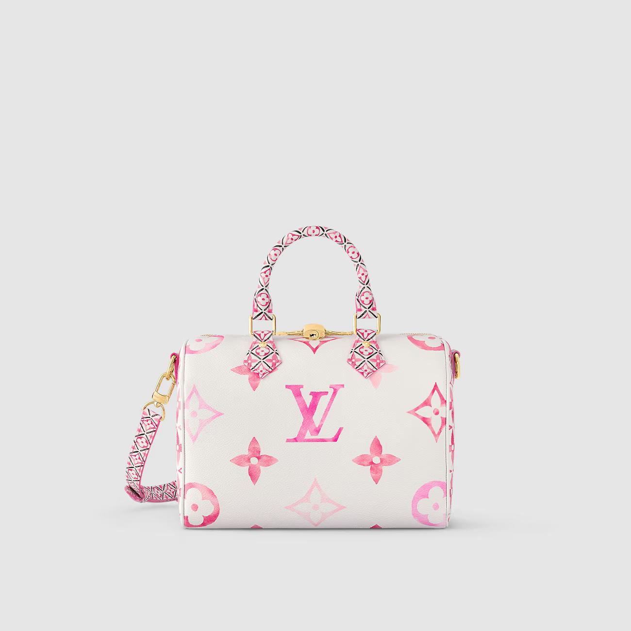 Túi Louis Vuitton Speedy Bandoulière 25 Nữ Hồng By The Pool